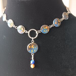 Elegant Lava Stone Choker